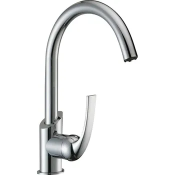 Vodovodní baterie Teorema Jetto- umyvadlová baterie stojánková, otočná, "J", s Click odtokovou soupravou, chrom, TEJE75327