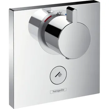 Vodovodní baterie Hansgrohe ShowerSelect Termostat HighFlow pod omítku pro 1 spotřebič a další výtok, chrom 15761000