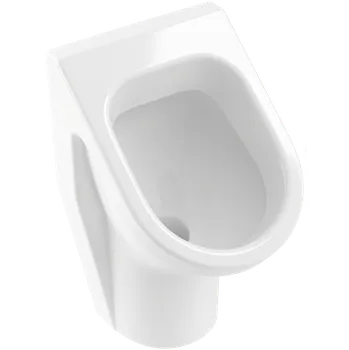 Pisoár Villeroy & Boch Architectura - Odsávací pisoár s keramickým sítkem, povrchem CeramicPlus a cílovou muškou, bílá Alpin 557425R1