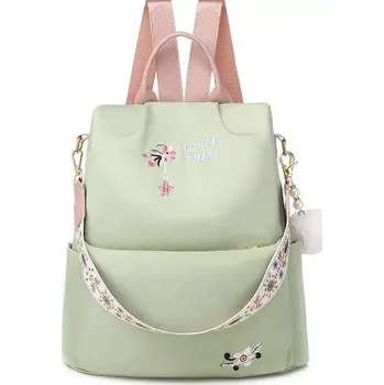 Městský batoh Dámský Crossbody batůžek s popruhem Lovely Foim Mátový - Model Bez přívěšku