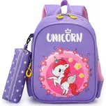 Dětský batůžek s Jednorožcem s kapsičkou Fialový 6L