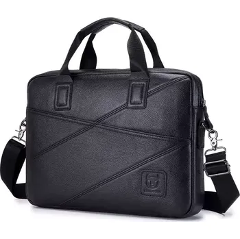 Bullcaptain pánská kožená brašna Darius Černá