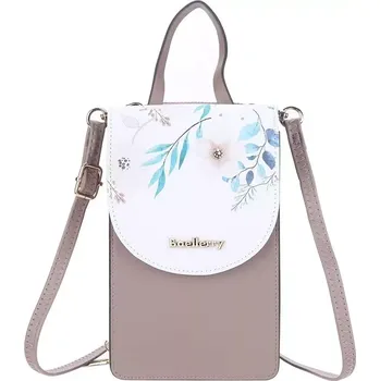 Baellerry Dámská kabelka na mobil Flowers Purpurová