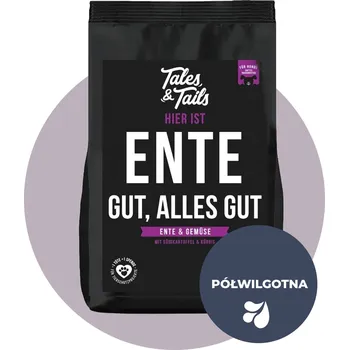 Krmivo pro psa Krmivo pro psy Tales and Tails polovlhká kachna bez obilovin 1,5 kg