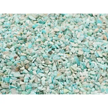 Drahý kámen Magieprirody.cz Tromlovaný kámen Amazonit XXXS velikost 2 - 8 mm #692 Namíbie Množství: 100g