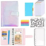 Pořadač s kroužky a 12 fóliemi - listy - nálepky A6 Holo