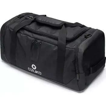 Cestovní taška Ozuko sportovní cestovní taška a batoh 2v1 Duffle Černý 30 l