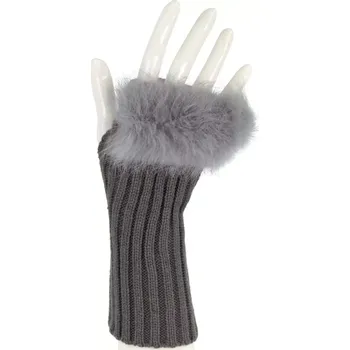 Rukavice Dámské rukavice bez prstů Las Vegas Šedé