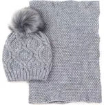 Dámský set čepice a šála Sweet Paris Šedý