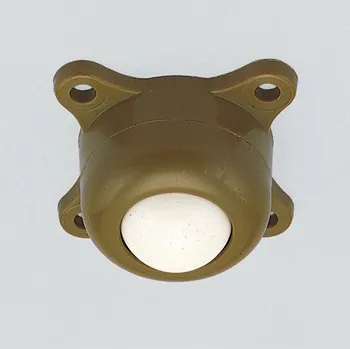 Nábytkové kování Plastová kulová kladka, povrchová montáž NS-25