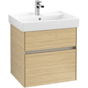 Koupelnový nábytek Villeroy & Boch Collaro - Umyvadlová skříňka závěsná, 2 zásuvky, Nordic Oak C00800VJ