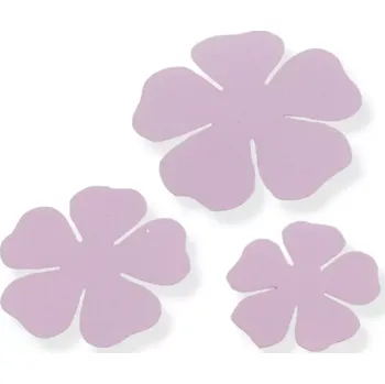 umělá květina Květy Foamiran růžové - sada 6 ks