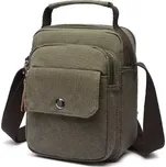 Canvasio pánská plátěná taška přes rameno Ottar Zelená