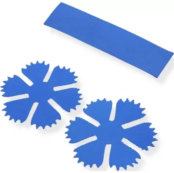 umělá květina Květy chrpy Foamiran - sada 8 ks