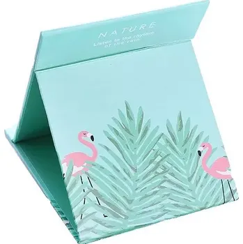 Kosmetické zrcátko Nature skládací zrcátko se stojánkem Plameňáci