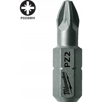 Příslušenství k nářadí MILWAUKEE PROFESIONÁLNÍ BIT POZIDRIVE PZ 2 x 25 MM