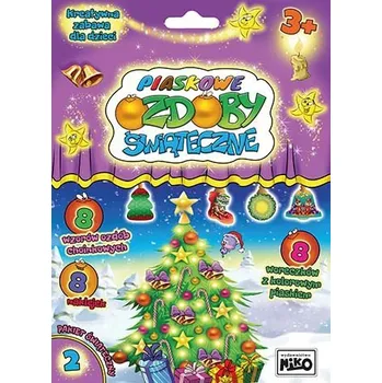 Vánoční dekorace Pískové Vánoční Ozdoby Sada 2 kusů