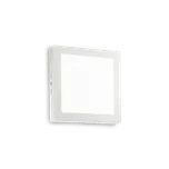 Nástěnné svítidlo Ideal lux 138640 UNIVERSAL SQUARE BIANCO 1xLED 18W / 1050lm 3000K bílá