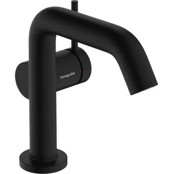 Vodovodní baterie Hansgrohe Tecturis S páková umyvadlová baterie 110 Fine CoolStart EcoSmart+ s odtokovou soupravou s táhlem, matná černá 73323670