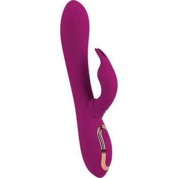 Vibrátor Javida - 3v1 perličkový rotační vibrátor (fialový)