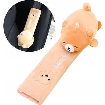 plyšák OBAL NA BEZPEČNOSTNÍ PÁS AUTO PLYŠÁK MEDVÍDEK PLYŠOVÁ HRAČKA