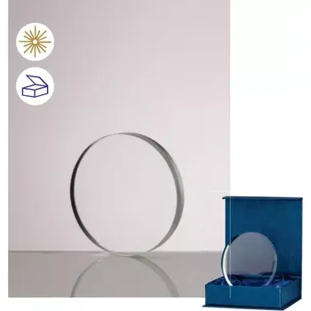 Skleněná medaile bez očka v dárkové krabičce 68242