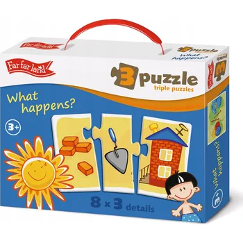 Puzzle Puzzle Farfarland 20 dílků Puzzle edukativní Farfarland - „Co se stane potom?"