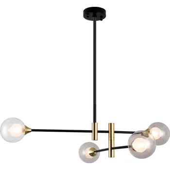 ITALUX PND-9148-4 Marino závěsné svítidlo 4xG9 černá, mosaz