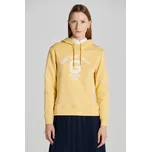 MIKINA GANT REG LOGO HOODIE DUSTY YELLOW