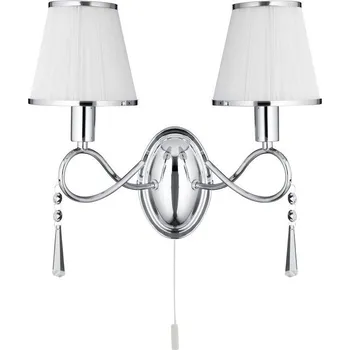 Nástěnné svítidlo Searchlight 2032-2CC Simplicity nástěnné svítidlo 2xE14