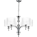 AZzardo AZ1007 DECOline IMPRESS 5 WHITE stropní závěsné svítidlo 5xE27 50W IP20 bílá