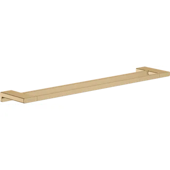 Hansgrohe AddStoris Držák na osušku dvojitý, kartáčovaný bronz 41743140