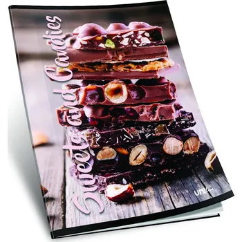 Sešit sešit 444, A4, 42 listů, linkovaný 8 mm,edice SWEET, motiv čokoláda