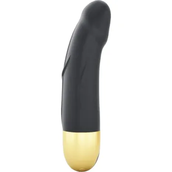 Dorcel Real Vibration S 2.0 - dobíjecí vibrátor (černý-zlatý)