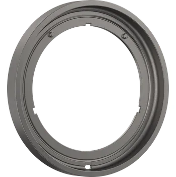 Vodovodní baterie Hansgrohe Krycí rozeta 5 mm, kartáčovaný černý chrom 13614340