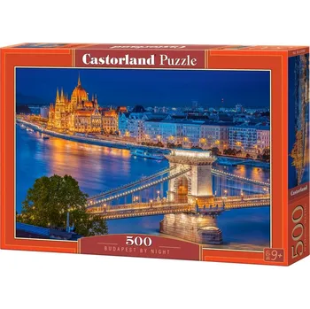 Puzzle Castorland Budapešť v noci 500 dílků