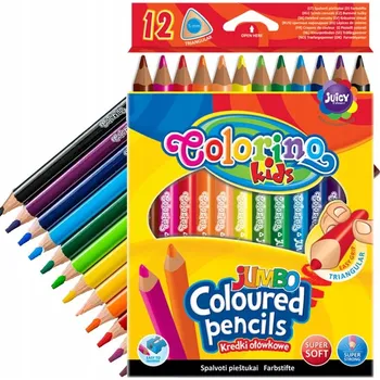 Pastelka Pastelky trojhranné jumbo Colorino Kids 12 barev