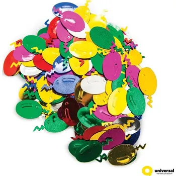 Balónek Dekorativní konfety balónky 26 x 12 mm