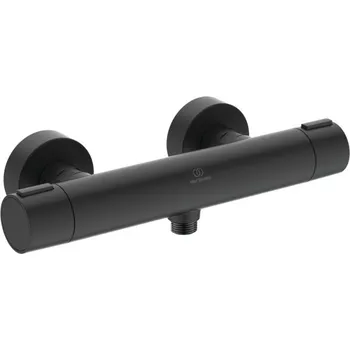 Vodovodní baterie Ideal Standard CeraTherm ALU+ - Sprchová termostatická baterie nástěnná, černá matná BD582XG