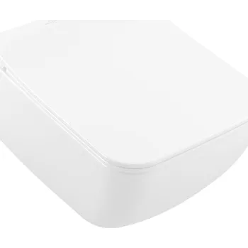 Klozet Villeroy & Boch Venticello Combi-Pack - SET Závěsné WC + sedátko SlimSeat Line SoftClosing, alpská bílá CeramicPlus 4611RLR1