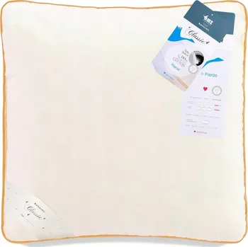 Polštář Péřový Polštář 50x60 AMZ krémová bavlna