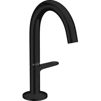 Vodovodní baterie AXOR One umyvadlová baterie Select 140 s odtokovou soupravou Push-Open, matná černá 48010670