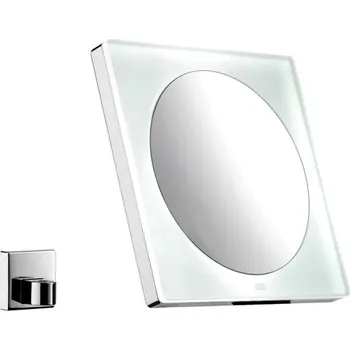 Zrcadlo Emco Cosmetic mirrors Prestige - Kosmetické zrcadlo s LED osvětlením napájené z baterie, 5 násobné zvětšování, chrom 109600112