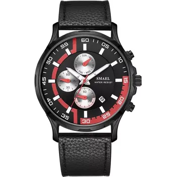 Hodinky Smael 9601 Pánské analogové hodinky Černé