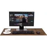 Contacts® kožená podložka pod myš i klávesnici 90cm Hnědá