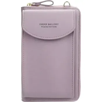 Peněženka Baellerry Dámská peněženka s popruhem Cora Fialová