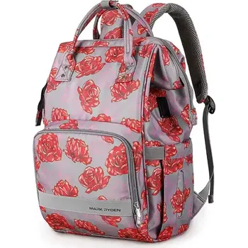 Městský batoh Mark Ryden batoh na kočárek s USB Flowers 17L