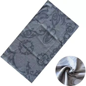 Nákrčník Multifunkční šatka Gray Fido - Šedá 40x22cm