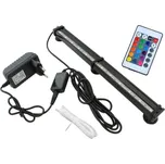 Akvarijní osvětlení LED RGB, dálkové ovládání, 3,8W, 28 cm