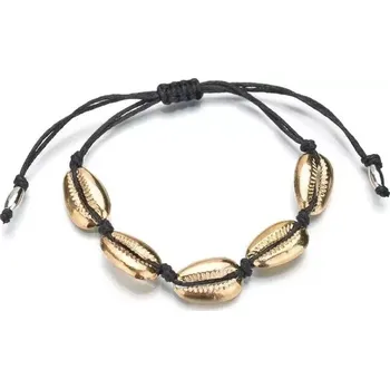 Náramek Náramek se zlatými mušlemi